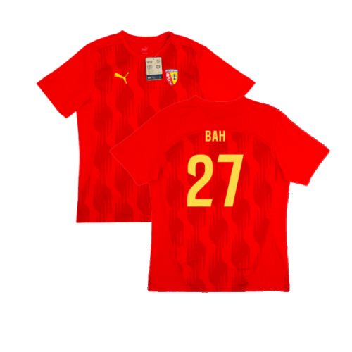 2024-2025 Racing Lens Pre-Match Shirt (Red) (Bah 27)