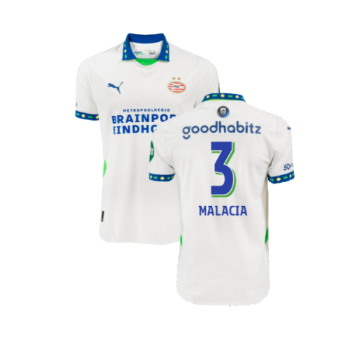 2024-2025 PSV Eindhoven Third Shirt (Malacia 3)