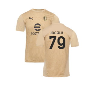 2024-2025 AC Milan Pre-Match Shirt (Putty) (Joao Felix 79)