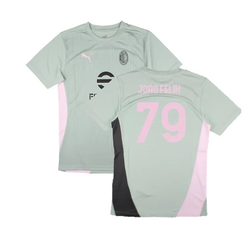 2024-2025 AC Milan Training Shirt (Green Fog) (Joao Felix 79)