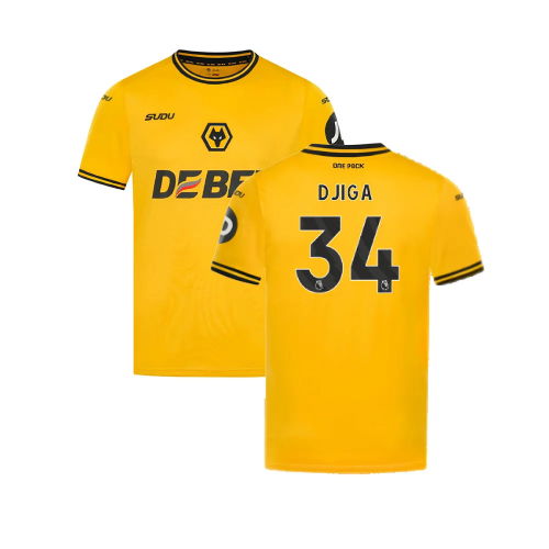 2024-2025 Wolves Home Shirt (Djiga 34)