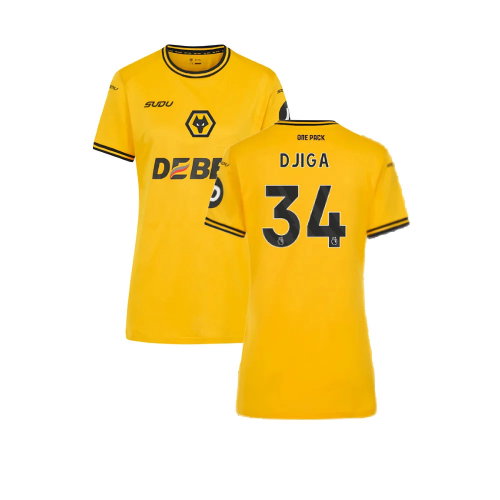 2024-2025 Wolves Home Shirt (Womens) (Djiga 34)