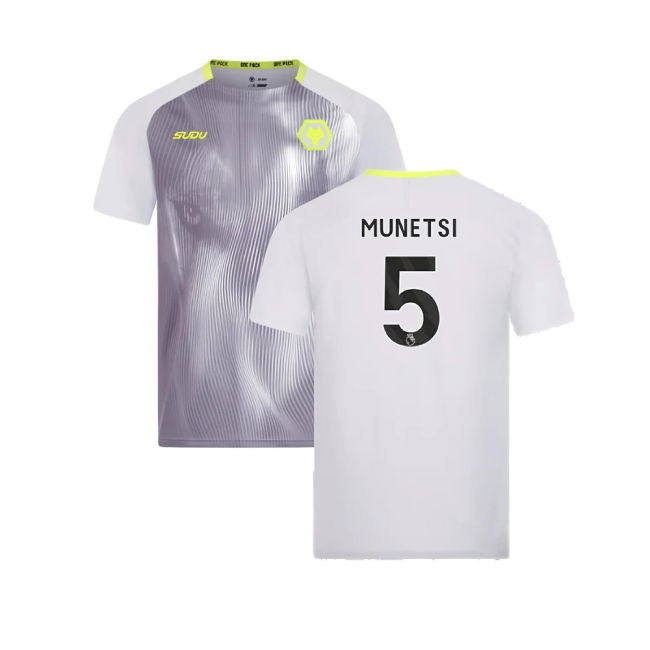 2024-2025 Wolves Players Training Shirt (Grey) (Munetsi 5)