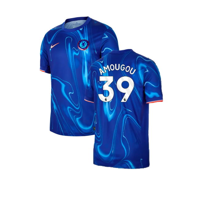 2024-2025 Chelsea Home Shirt (Amougou 39)