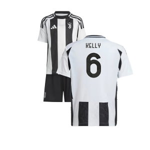 2024-2025 Juventus Home Mini Kit (Kelly 6)