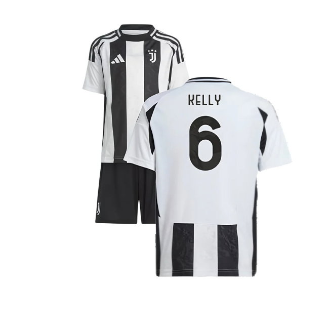 2024-2025 Juventus Home Mini Kit (Kelly 6)