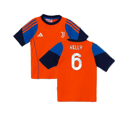 2024-2025 Juventus Training Tee (Orange) - Kids (Kelly 6)