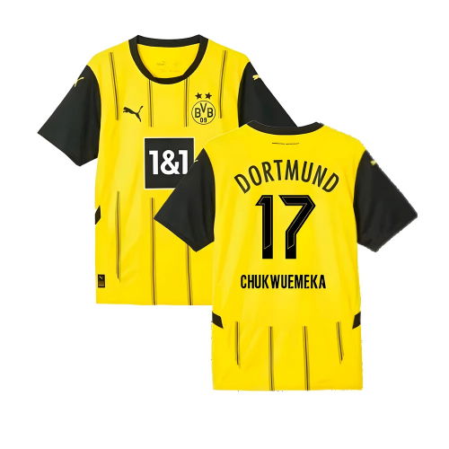 2024-2025 Borussia Dortmund Home Shirt (Chukwuemeka 17)