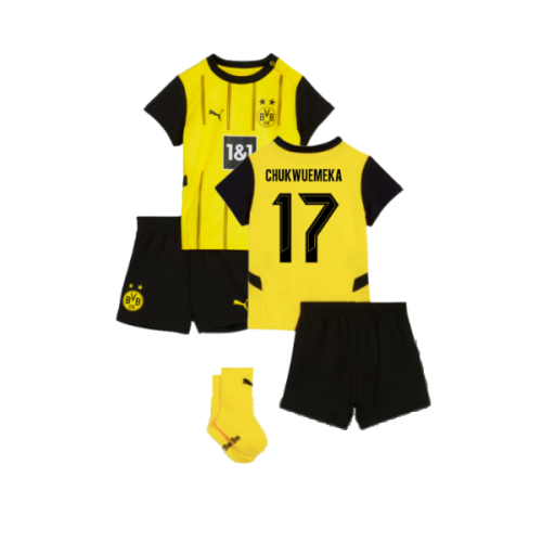 2024-2025 Borussia Dortmund Home Baby Kit (Chukwuemeka 17)