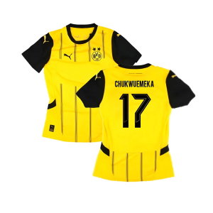2024-2025 Borussia Dortmund Home Shirt (Ladies) (Chukwuemeka 17)