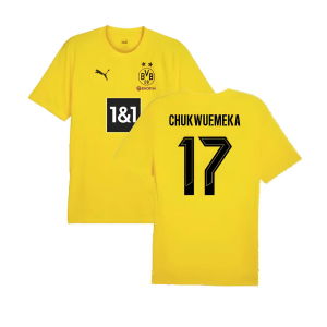 2024-2025 Borussia Dortmund Training Shirt (Yellow) (Chukwuemeka 17)