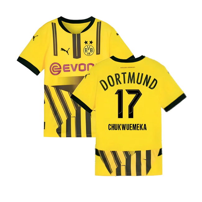 2024-2025 Borussia Dortmund Cup Shirt (Kids) (Chukwuemeka 17)