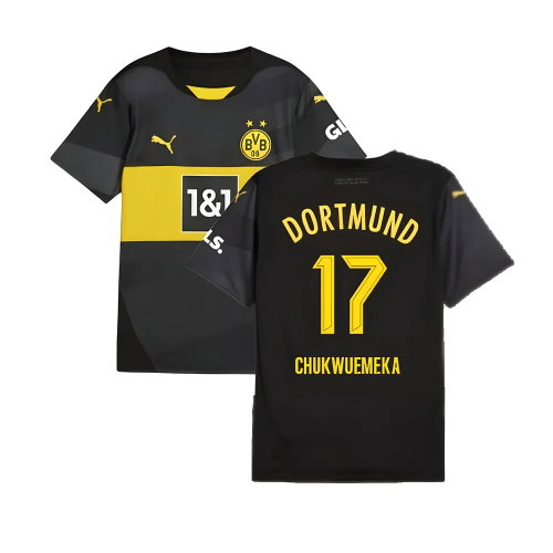 2024-2025 Borussia Dortmund Away Shirt (Kids) (Chukwuemeka 17)