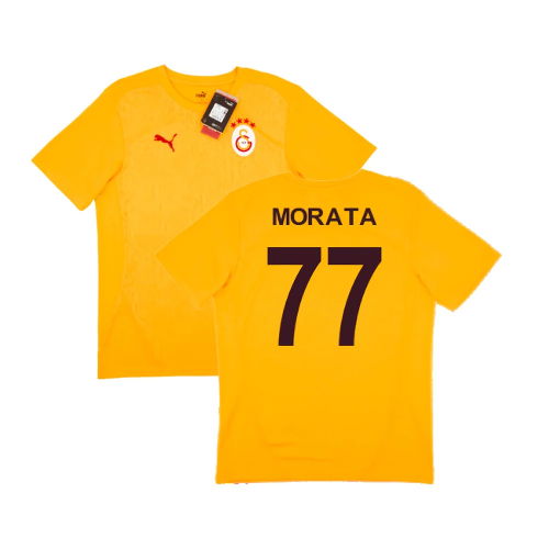 2024-2025 Galatasaray Training Shirt (Orange) (Morata 77)