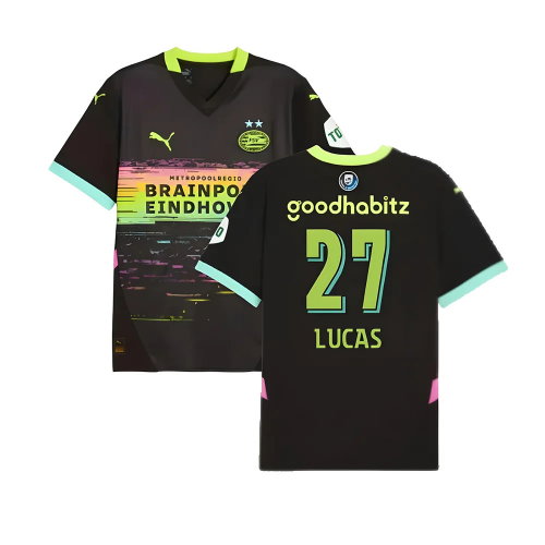 2024-2025 PSV Eindhoven Away Shirt (Lucas 27)