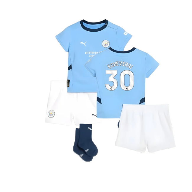 2024-2025 Man City Home Baby Kit (Echeverri 30)