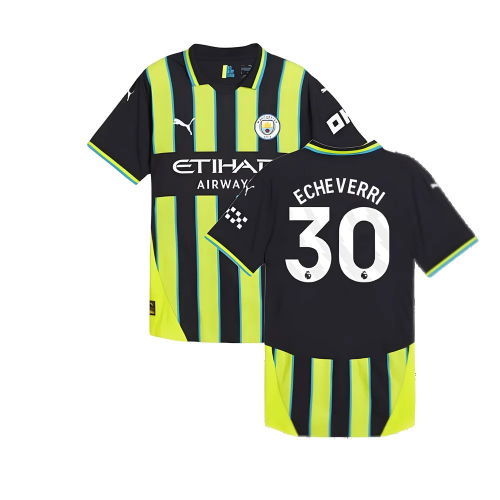 2024-2025 Man City Away Authentic Shirt (Echeverri 30)