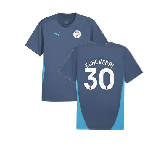2024-2025 Man City Training Shirt (Inky Blue) (Echeverri 30)