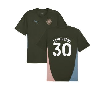 2024-2025 Man City Training Shirt (Myrtle) (Echeverri 30)