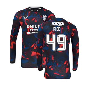 2024-2025 Rangers Long Sleeve Third Shirt (Rice 49)