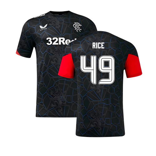 2024-2025 Rangers Third Matchday Tee (Black) (Rice 49)