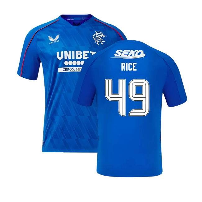2024-2025 Rangers Home Shirt (Rice 49)