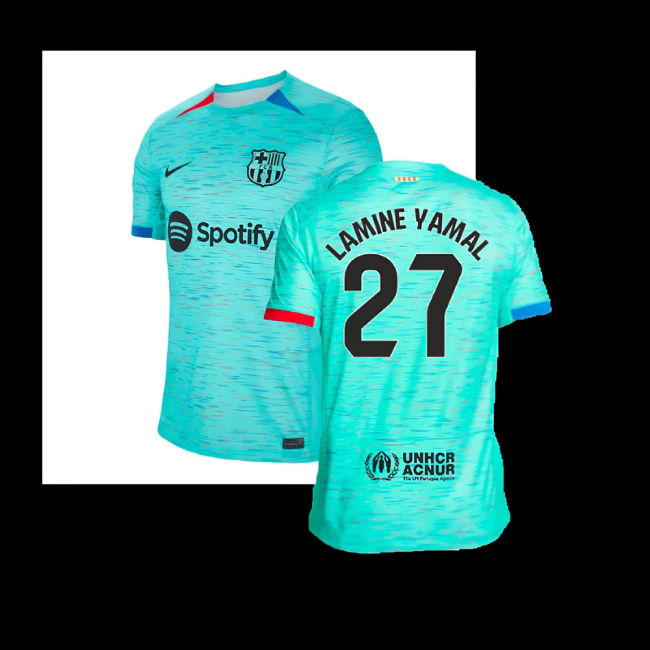 2023-2024 Barcelona Third Shirt (Lamine Yamal 27)