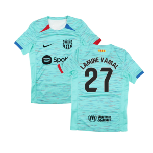 2023-2024 Barcelona Third Shirt (Kids) (Lamine Yamal 27)