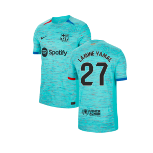 2023-2024 Barcelona Authentic Third Shirt (Lamine Yamal 27)