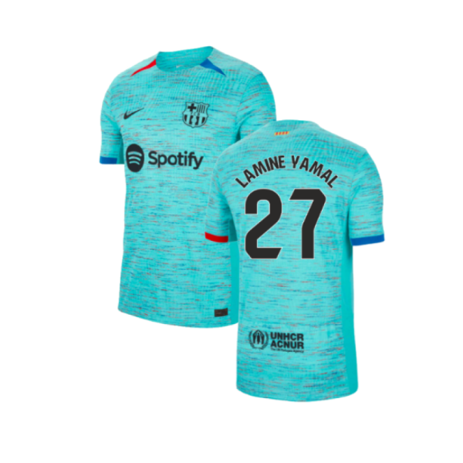 2023-2024 Barcelona Authentic Third Shirt (Lamine Yamal 27)