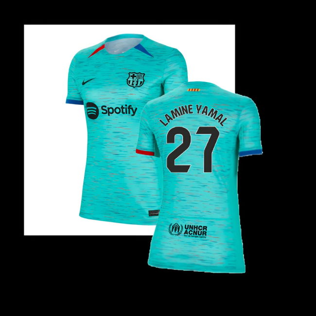 2023-2024 Barcelona Third Shirt (Ladies) (Lamine Yamal 27)