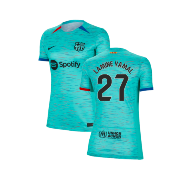 2023-2024 Barcelona Third Shirt (Ladies) (Lamine Yamal 27)