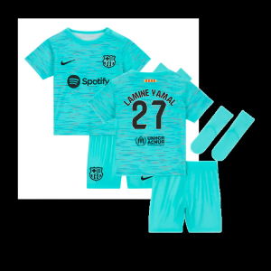 2023-2024 Barcelona Infants Baby Third Kit (Lamine Yamal 27)