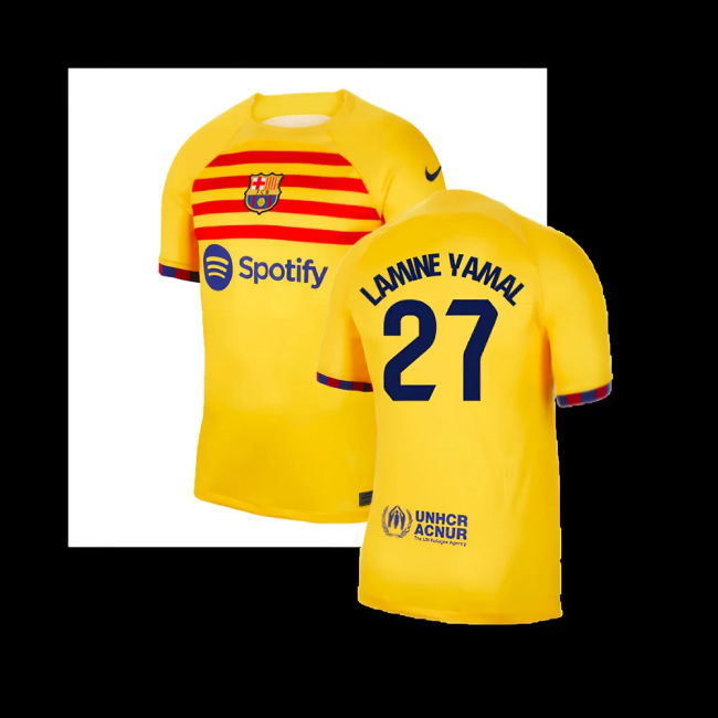 2023-2024 Barcelona Fourth Shirt (Lamine Yamal 27)