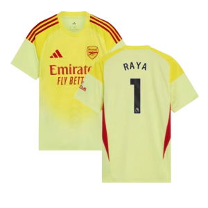 2025-2026 Arsenal Home Goalkeeper Shirt (Yellow) (Raya 1)