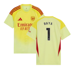 2025-2026 Arsenal Home Goalkeeper Shirt (Yellow) (Raya 1)