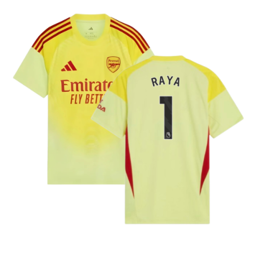 2025-2026 Arsenal Home Goalkeeper Shirt (Yellow) (Raya 1)