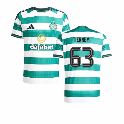 2025-2026 Celtic Home Shirt (Tierney 63)