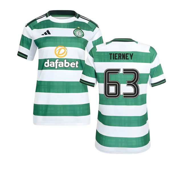 2025-2026 Celtic Home Shirt (Womens) (Tierney 63)