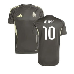 2025-2026 Real Madrid Training Jersey (Utility Grey) (Mbappe 10)
