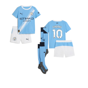 2025-2026 Man City Home Mini Kit (Cherki 10)