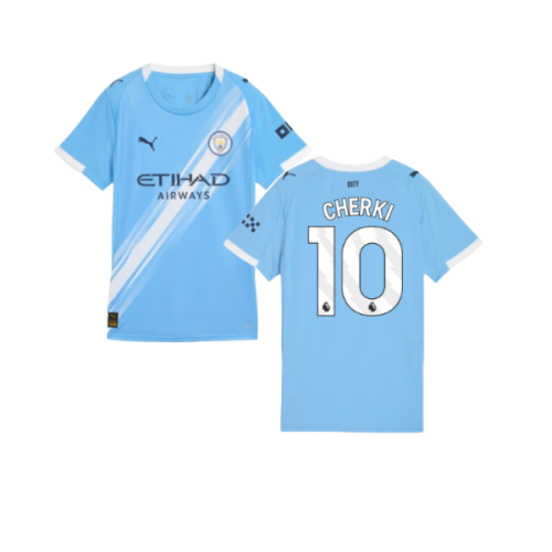 2025-2026 Man City Home Shirt (Womens) (Cherki 10)