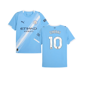2025-2026 Man City Home Shirt (Cherki 10)