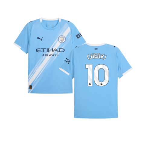 2025-2026 Man City Home Shirt (Cherki 10)