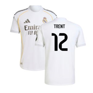 2025-2026 Real Madrid Authentic Home Shirt (Trent 12)