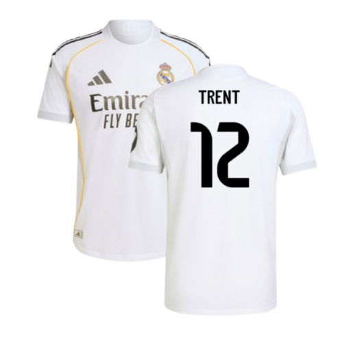 2025-2026 Real Madrid Authentic Home Shirt (Trent 12)