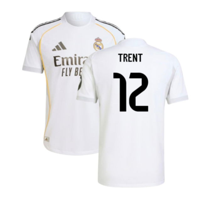 2025-2026 Real Madrid Authentic Home Shirt (Trent 12)