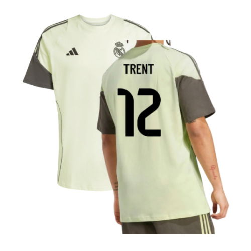 2025-2026 Real Madrid Training Tee (Almost Lime) (Trent 12)  2025-2026 Real Madrid Training Tee (Almost Lime) (Trent 12)