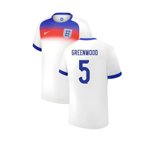2025 England Womens Team Home Shirt (Unisex) (GREENWOOD 5) 2025 England Womens Team Home Shirt (Unisex) (GREENWOOD 5)