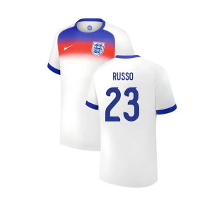 2025 England Womens Team Home Shirt (Kids) (RUSSO 23)